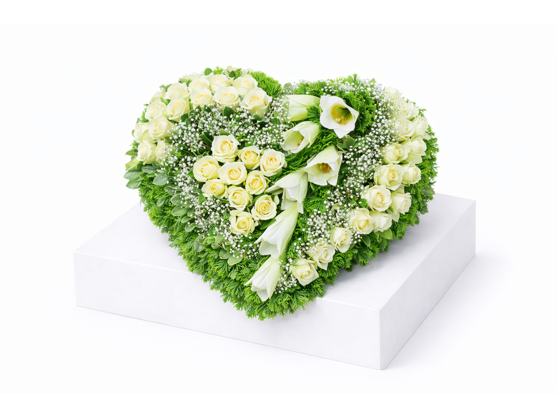 Herz H 54 in grün-weiß